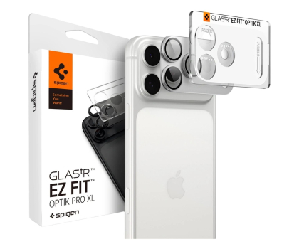 Szkło ochronne do smartfonów Spigen Glass tR EZ Fit Optik Pro XL 1 Pack do iPhone 18 Pro (silver